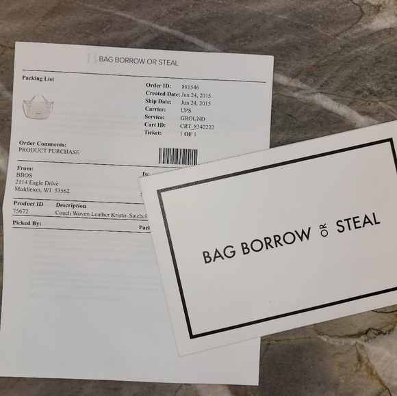 Coach Kristin bag, authentic woven white leather satchel with crossbody strap - Picture 14 of 14